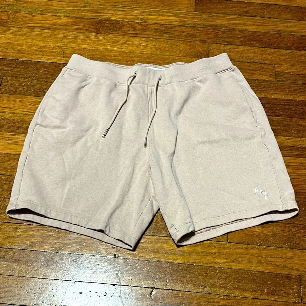 Abercrombie & Fitch Women’s Pink Fleece Lounge Shorts, Medium